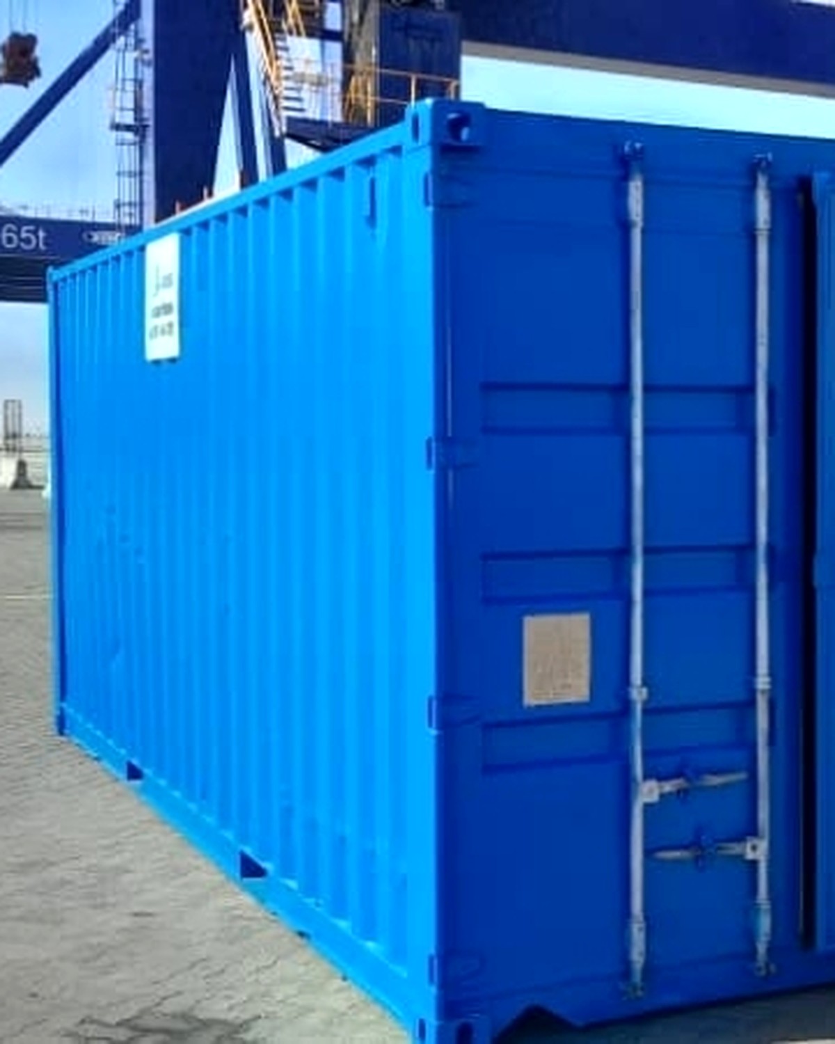 Blue Coastal Containers rental unit