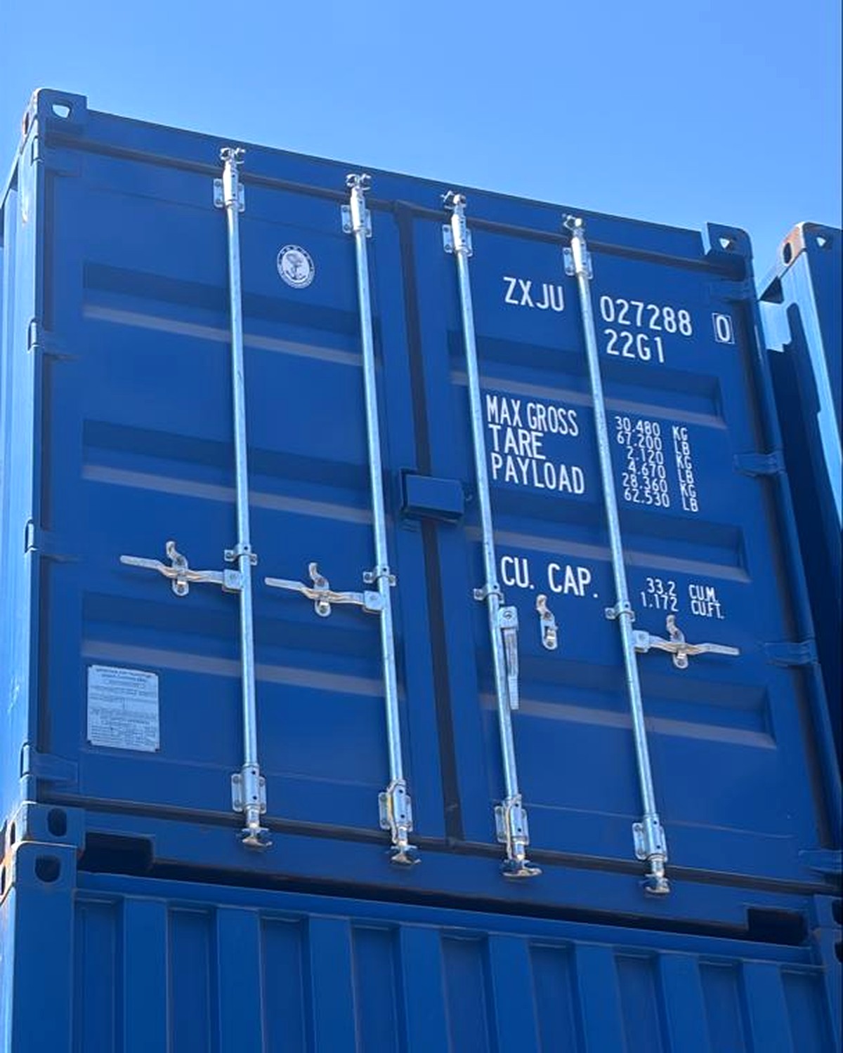 Shipping container available for sale